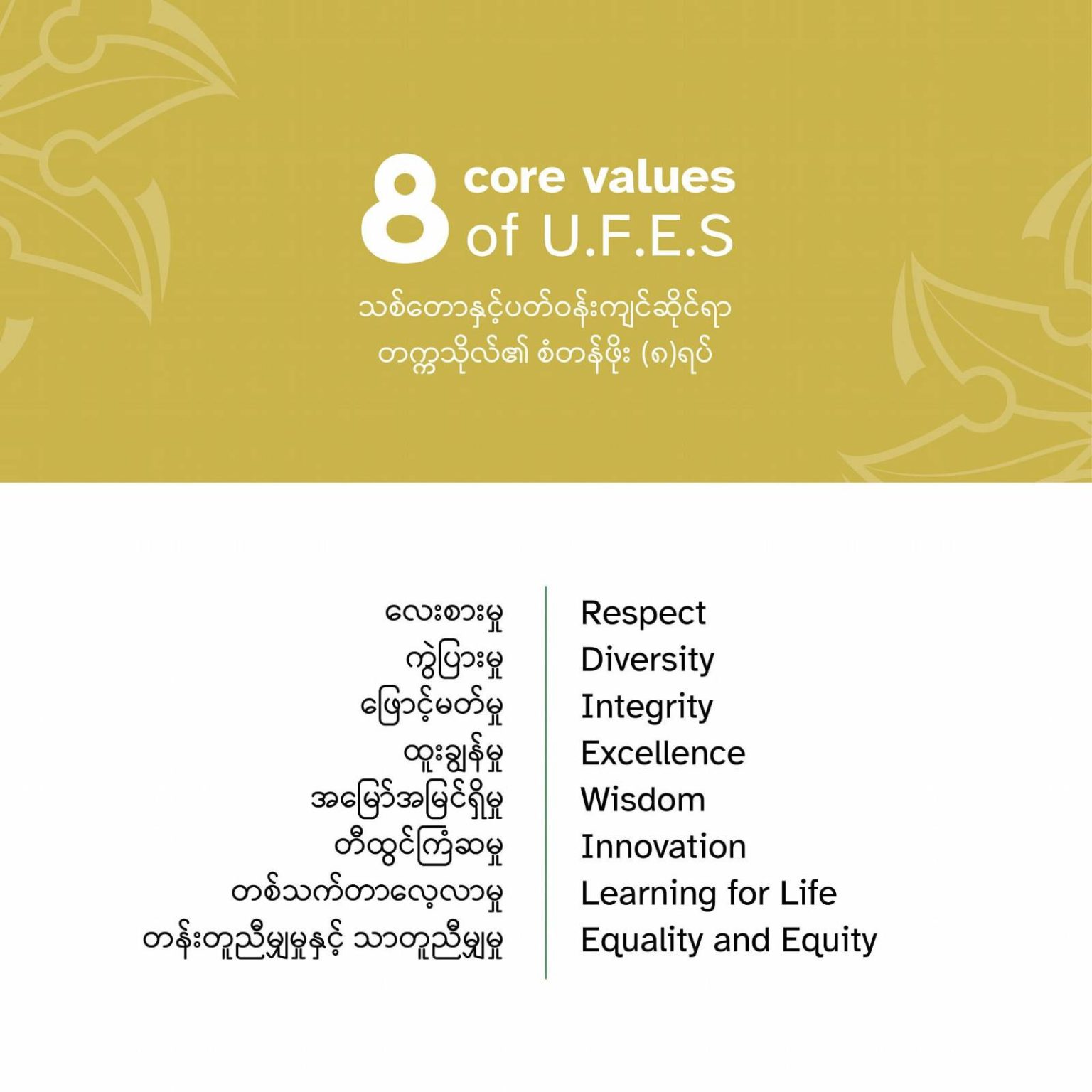 Mission, Vision, Core Value - University of Forestry and Environmental ...
